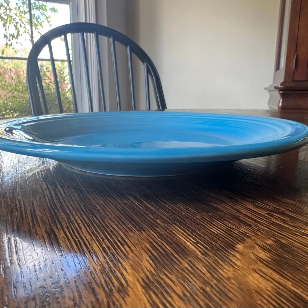 2005 Fiesta,PEACOCK (Discontinued), One Round Dinner Plate. GMC - Picture 3 of 3